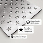 American Flag 201 Stainless Steel 50 Stars Stencil  Metal Flag Templates  For Ca