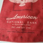 One American National Bank Vintage Canvas Banker Bag