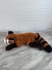 Fao Schwarz Plush Raccoon Stuffed Animal Brown Black With Adoption Papers Nwt