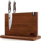 Hoshanho Knife Block Double-sided Magnetic Wooden Knife Holder Knife Storage