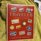 1964 Vintage  Traveler Stamp Album Of The World  Postage Stamps   With Stamps  