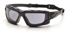Pyramex I-force Safety Goggle glasses With Black Frame And Gray Anti-fog Lenses