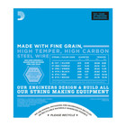 D addario Exl158  Short Scale Baritone Electric Guitar Strings Light 13-62