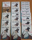 New Yorker  covers Only  1952-1996 -lot Of 20  1 Postcard  Eustace Tilley Mascot