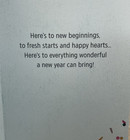 Hallmark Christmas Card W  Envelope   Here s To The New Year