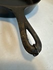 Antique Griswold Cast Iron  9 Large Logo Skillet W Heat Smoke Ring 710 H