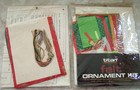 2 New Christmas Dale Burdett Cross Stitch Kit   Needlecraft Felt Ornament Kit