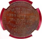 1909 Hk-387   Ngc Au 58 Bn   Meeting Of President Taft And Diaz So-called Dollar
