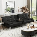 Sof   Cama Tipo Fut  n  Sof   Cama De Tama  o Completo  Sill  n Reclinable Black New