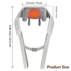 Shiatsu Back Neck And Shoulder Massager With Heat Deep Tissue 6d Kneading Pillow