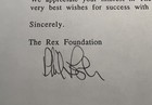 Phil Lesh 1992 Typed Letter Signed - Rex Foundation Stationery - Grateful Dead