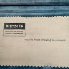 Post War Era Drafting Set With Case Dietzgen Master Pro 1213p Germany 1940s