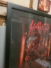 Slayer Poster Signed 4x Kerry King Tom Araya Paul Bostaph Gary Holt
