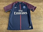 Nike Psg Paris Saint-germain Soccer Jersey Large Fly Emirates Authentic Mens Med