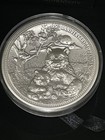 2017 Fiji  5 Rare 888 Panda 35th Anniversary 8 Oz  999 Silver Antique W  Box Coa