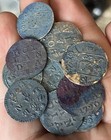 1700s 2 Stuivers Dutch East India Company Colonial Silver Shipwreck 1 Coin