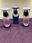  Dw125y Parrot Macaw Tiki Mug Vase Glass Hawaiian Lavender And Blue