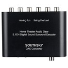 Southsky 5 1 2 1 Audio Rush Digital Sound Decoder Converteroptical Spdif