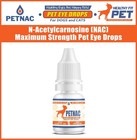 Nac Dog Eye Drops N-acetylcarnosine  Cataracts  Dry Eyes  Tearing  Max Strength