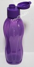 Tupperware Eco Sports Water Bottle 25 Oz Flip Top Cap New Sparkle Purple Grape
