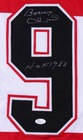 Bobby Hull Signed Chicago Blackhawks Throwback Jersey Insc   hof 1983   jsa Coa 