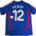 Thierry Henry Signed Jersey France World Cup  12 Autographed W coa