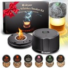 Electric Whiskey Smoker Kit   Rechargeable Cocktail Smoker Kit With 6 Wood Chips