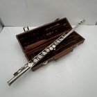 Vintage Antique Artley 18-0  Flute With Hard Case  Silver Plated Made In Usa