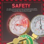 Oxygen   Acetylene Gas Regulator Welding Cutting Torch Dual Gauge Cga540 Cga200