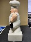 Shakey   s Pizza Parlor Chef Mascot Ceramic Still Bank 6    1950s Advertising Nice  