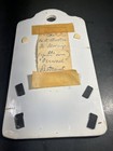 Antique C  Tielsch   Co  Flow Blue Floral Ceramic Cutting Board Or Trivet 1880s