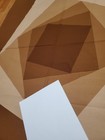 Awesome Rare Vintage Mid Century Retro 70s Stromma Browns Op Art Sq Huge Fabric 