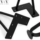 12 Inch Heavy Duty Hairpin Furniture Legs  Metal Home Diy Projects For Nightstan