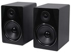 Pair Rockville Apm8b 8  500 Watt Powered Usb Studio Monitor Speakers 29  Stands