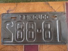 Original 1921 Colorado License Plate  18-882