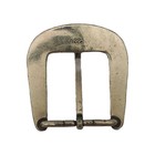 Vtg Silver Tone Etched Twisted Rope Border South Western Unisex Belt Buckle 