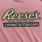 Y2k   Vintage Reese   s Candy Ringer Baby Tee Women   s Medium Chocolate Candy Promo
