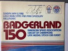 Vintage Stock Car Race Asa Milwaukee Mile Program Autographed Dick Trickle