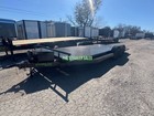 Stanley Trailers 83x20 Steel Deck Open Car Hauler 83x20 Car Hauler Split Tail  