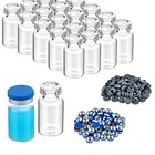 100 500 1000pcs 2ml Glass Vials Clear Headspace Sample Vials Lab Vials W  Caps