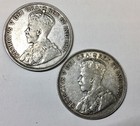 1934   1936 Canada 50 Cents George V Better Dates Nice Circulated Coins