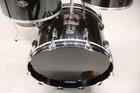 Slingerland 4pc Concert Tom Drum Kit Set Black Chrome Over Maple Vintage 1970 s