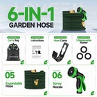 Outdoor Expandable Flexible Garden Water Hose Magic Pipe 20 40 60 80 120ft