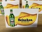 Lot Of 5 Imported Heineken Holland Beer 1 2 Folded Bar Table Promo Cards