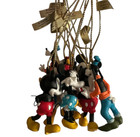 Disney Mickey Mouse Christmas Ornaments Figurines Party Favors Set Of 9