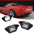 2x White Led License Number Plate Lights For 00-05 Chevrolet Impala Monte Carlo