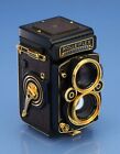 Rollei Rolleiflex Aurum 24k Gold 2 8f 80mm Xenotar  caps  box  case  papers Nos