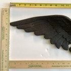 Vintage Plastic Black American Eagle 27    Wall Plaque Patriotic Garage Barn