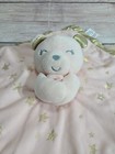Baby Essentials Plush Teddy Bear Baby Lovey Security Blanket Pink Gold 12  X 12 