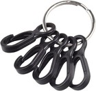 10pcs Mini Plastic Carabiner Clips  Snap Hooks For Camping  Keychain  Tent  S   